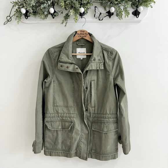 Madewell Jackets & Blazers - Madewell Fleet Jacket Green Full Zip Small